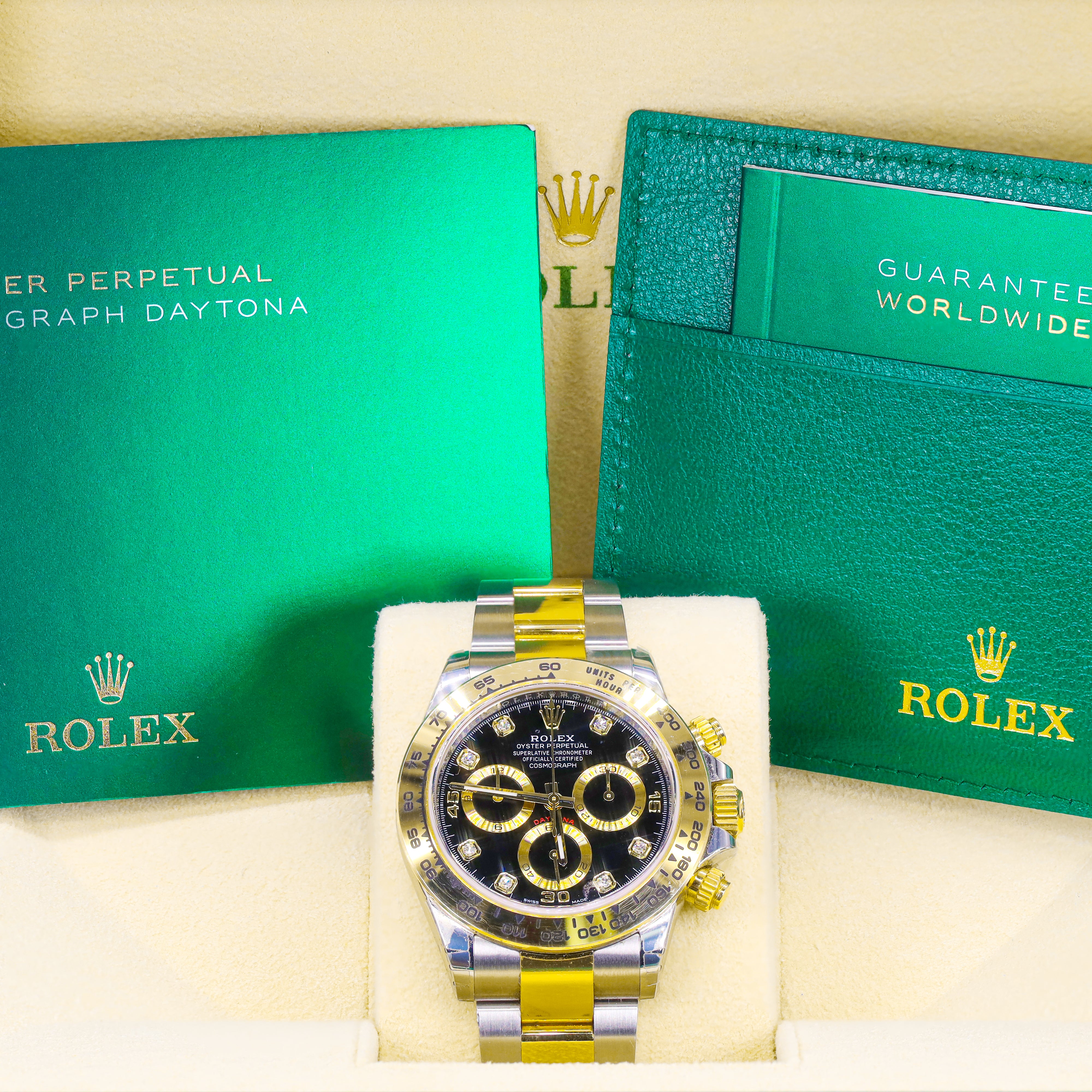 ROLEX 116503 Cosmograph DAYTONA 40MM BLACK DIAMOND DIAL