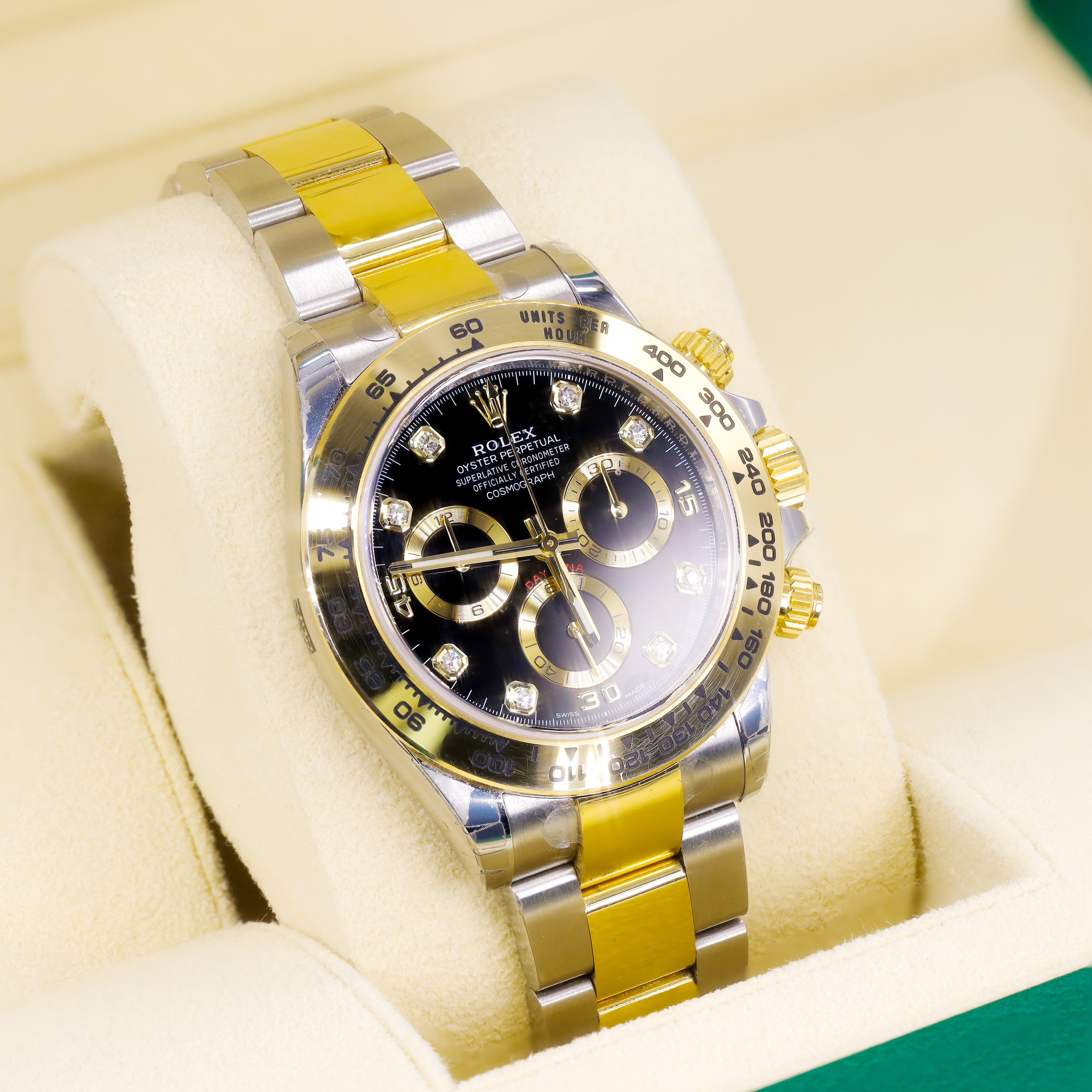 ROLEX 116503 Cosmograph DAYTONA 40MM BLACK DIAMOND DIAL