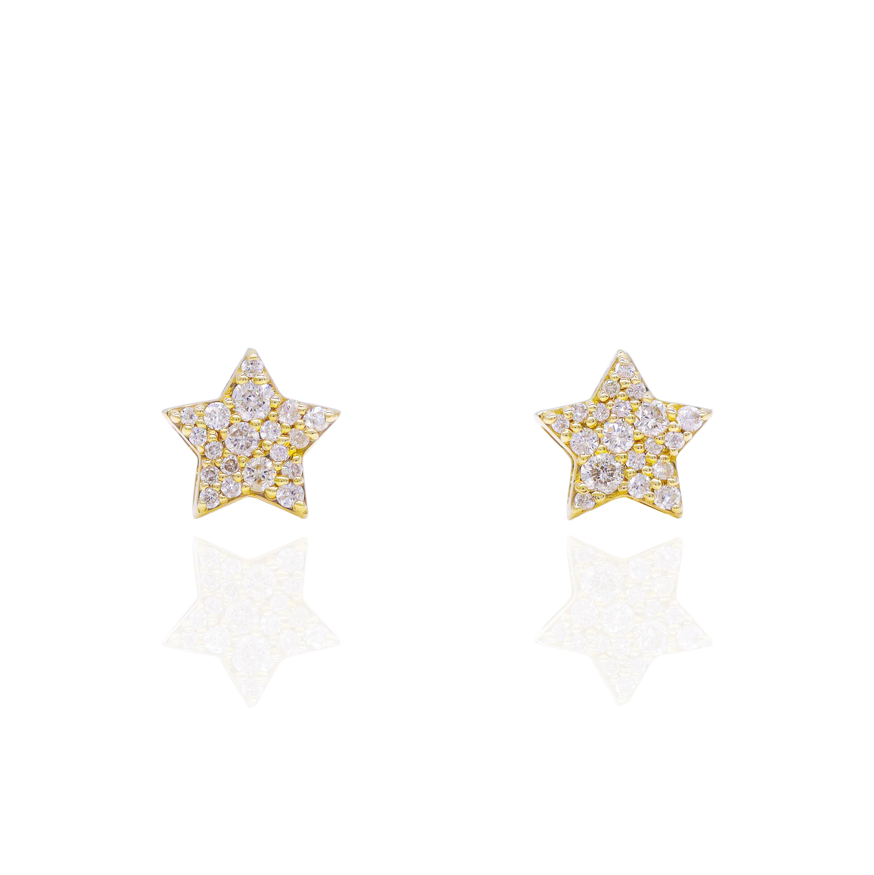 Star Mosaic Diamond Earrings