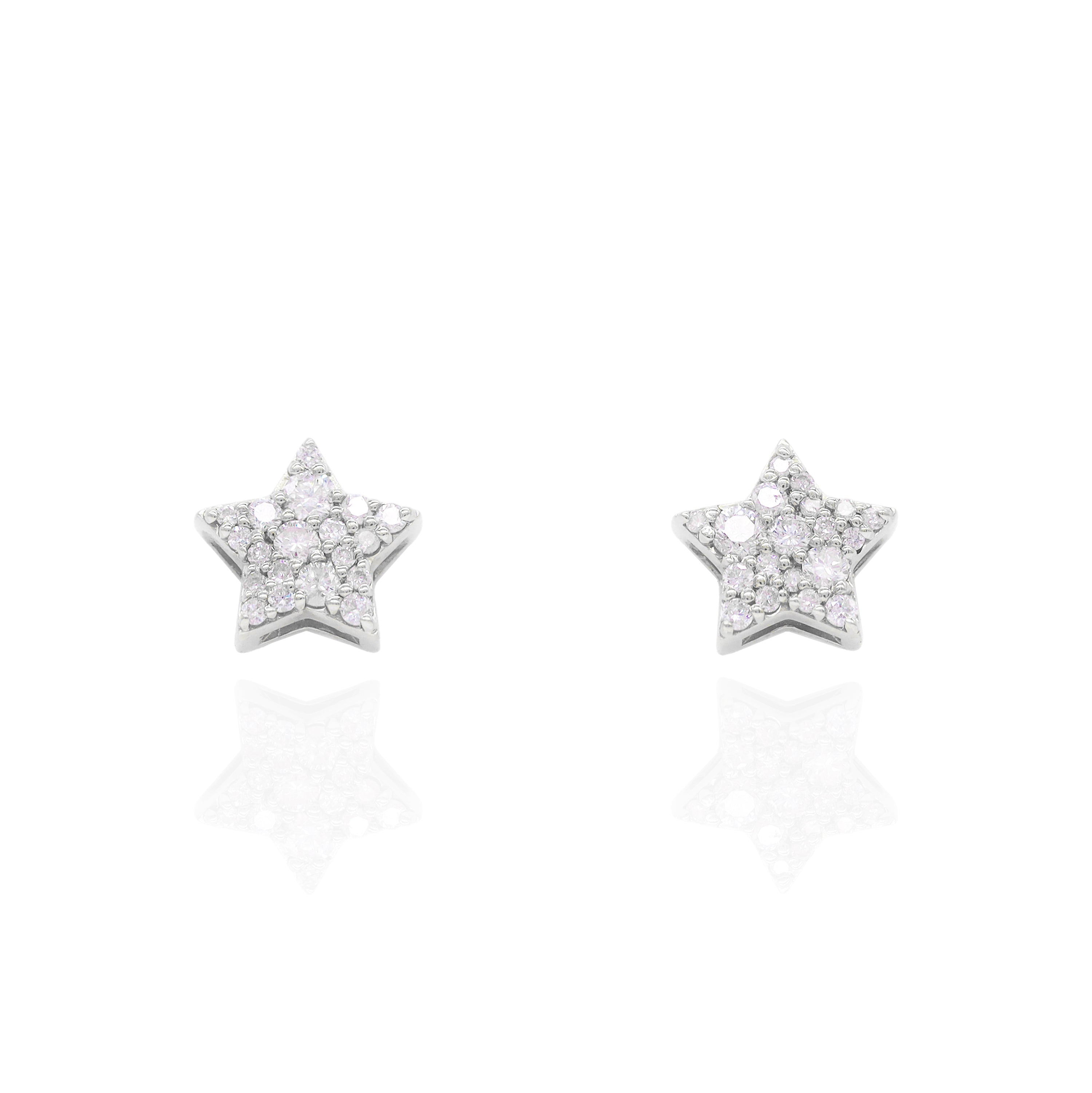 Star Mosaic Diamond Earrings