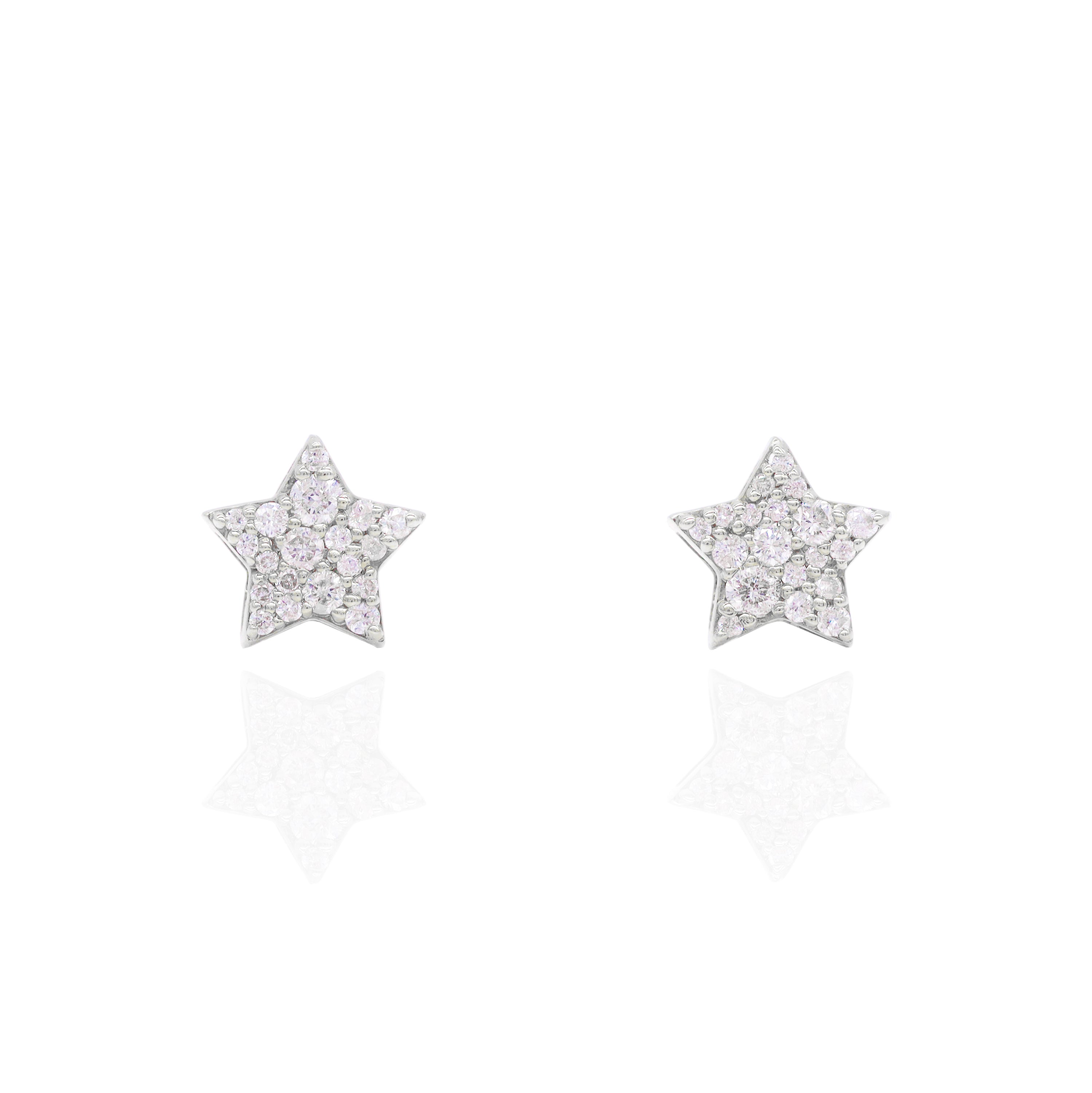 Star Mosaic Diamond Earrings