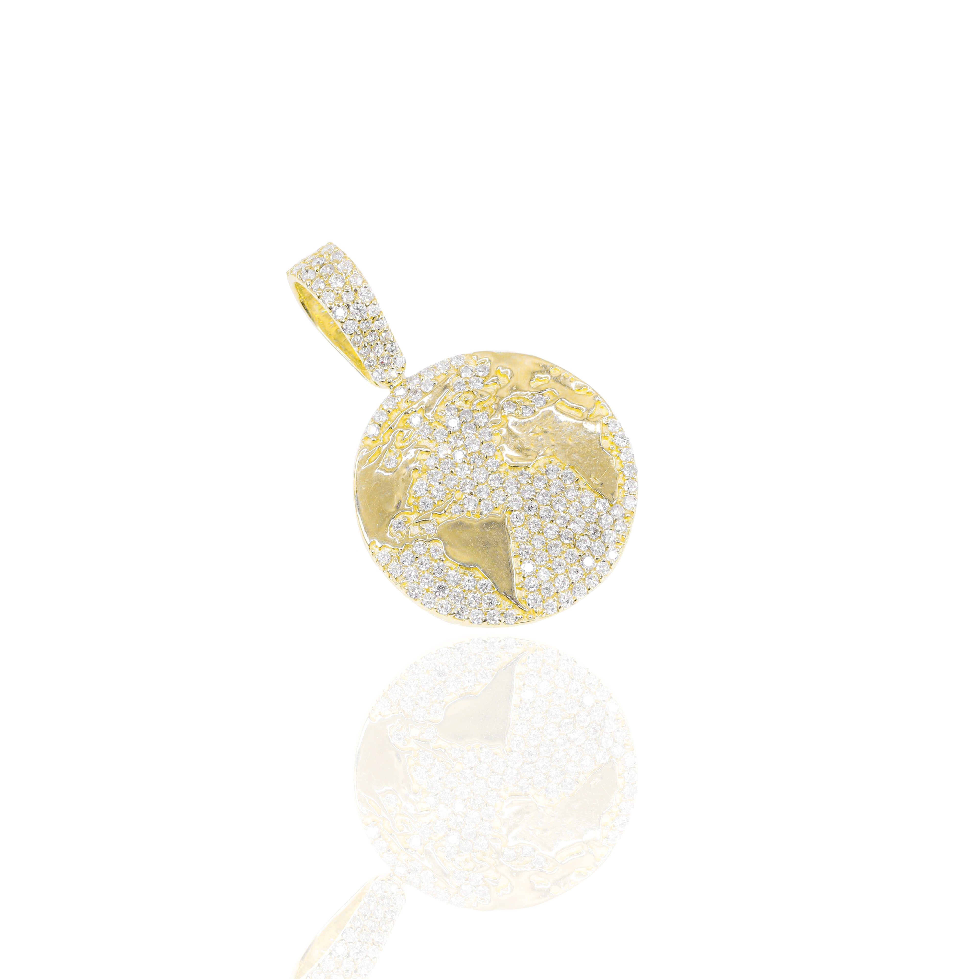 World is Yours Diamond Pendant