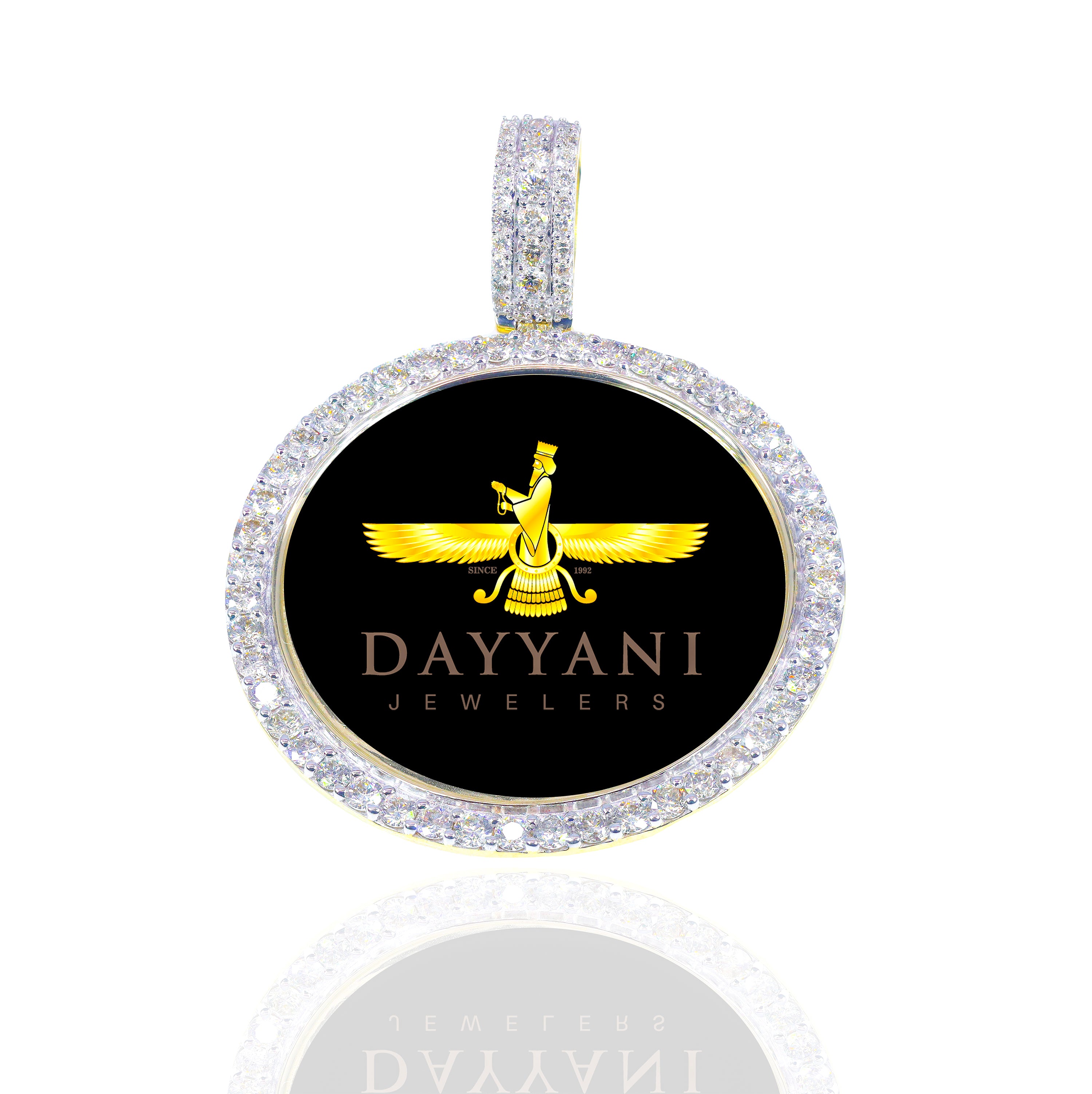 1.60 Inch One Row Memory Diamond Pendant