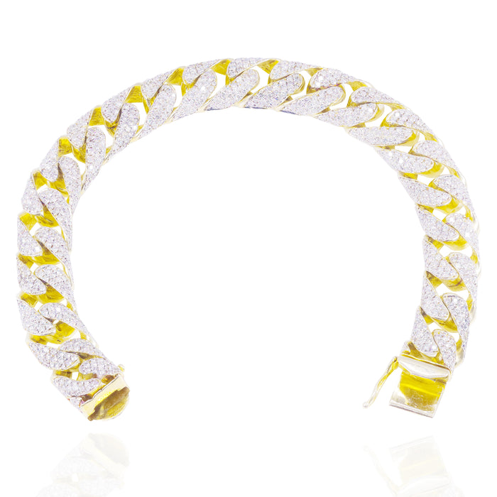 Curb Link Cuban Diamond Bracelet image