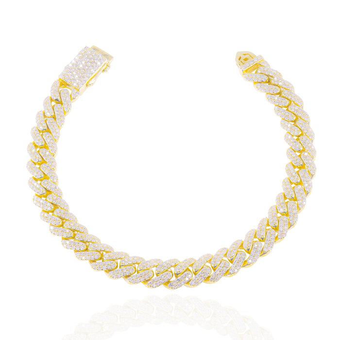 9mm Diamond Cuban Link Bracelet image
