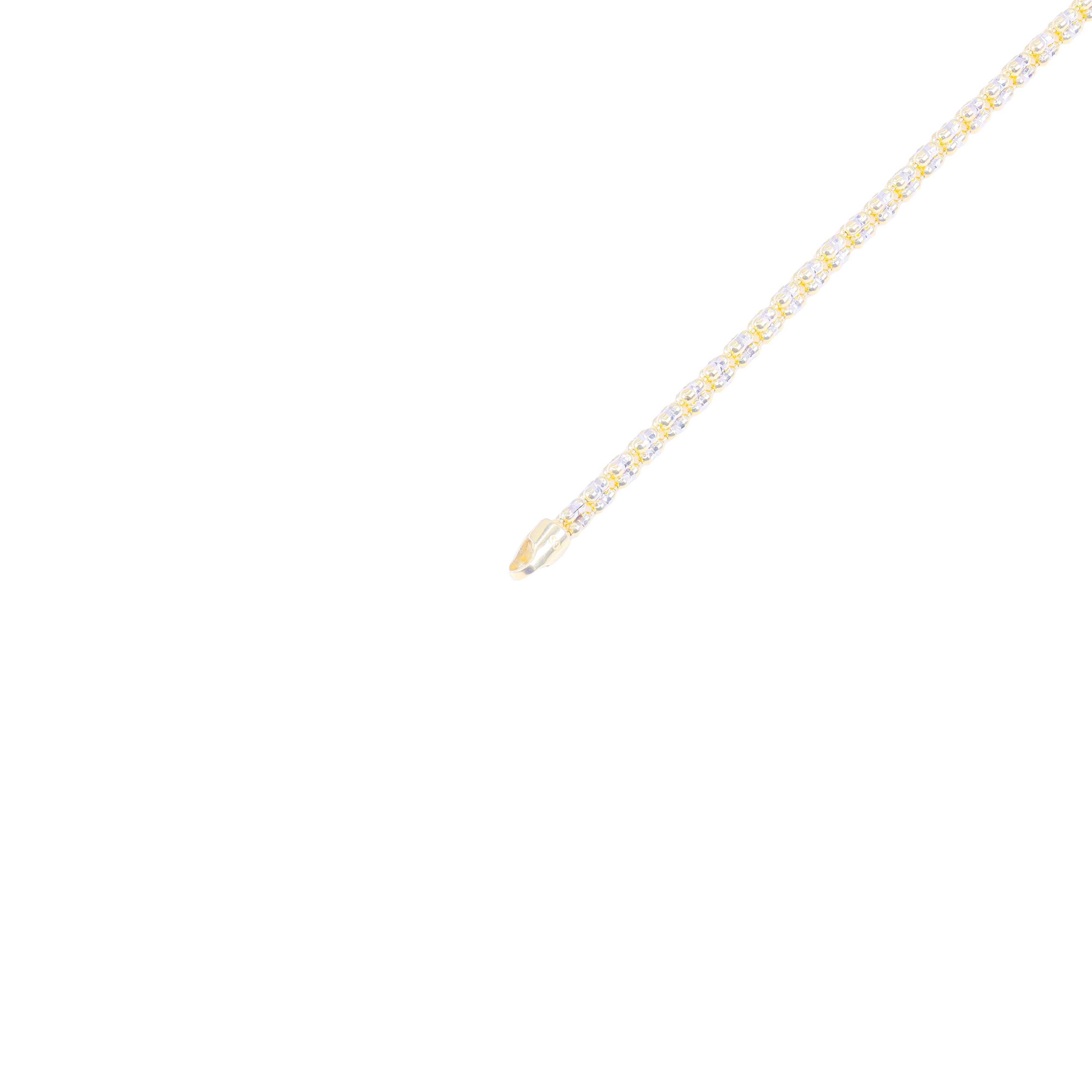 10KT Two-Tone Gold ICE Gold Chain