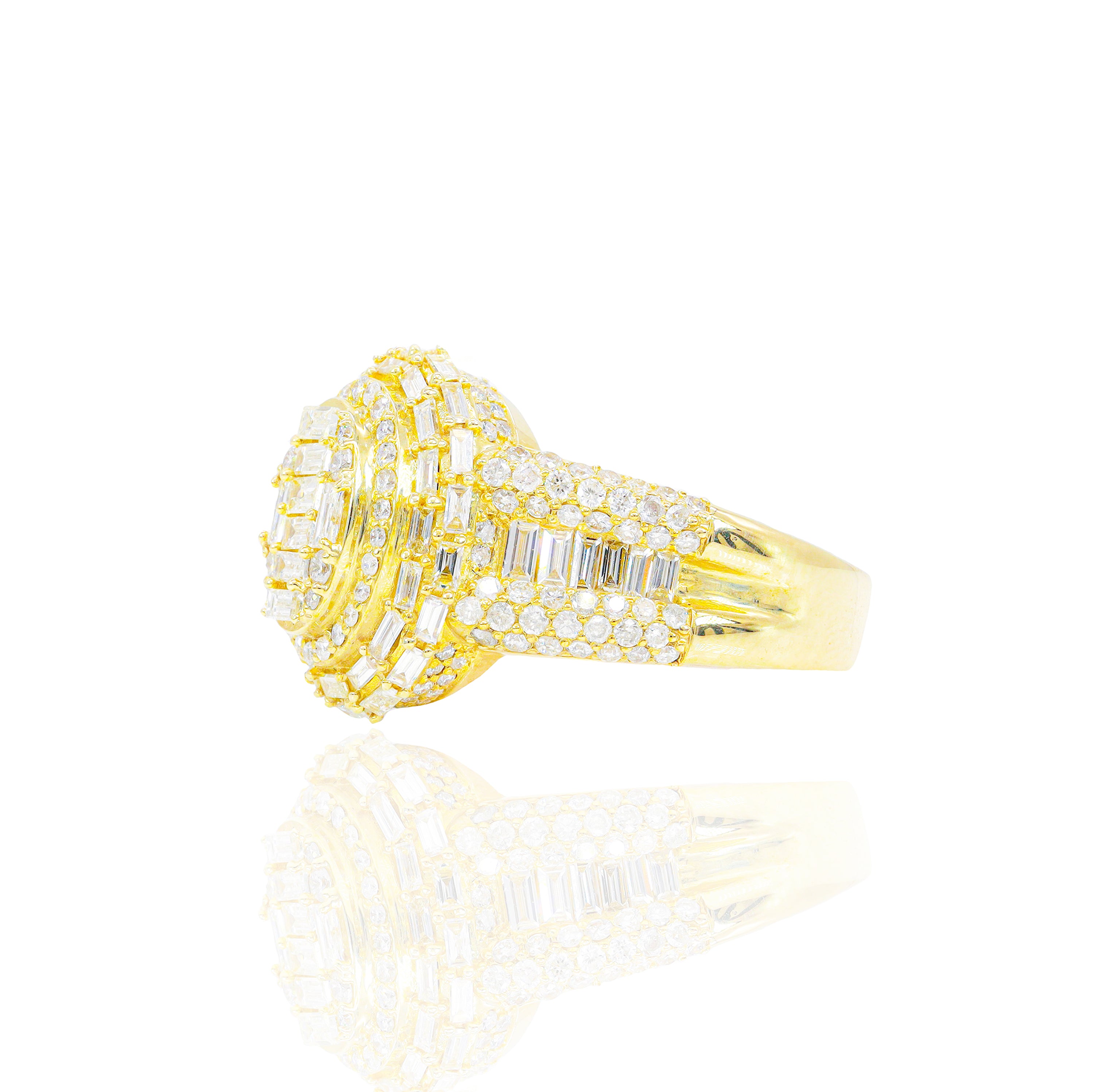 Oval Baguette Diamond Ring