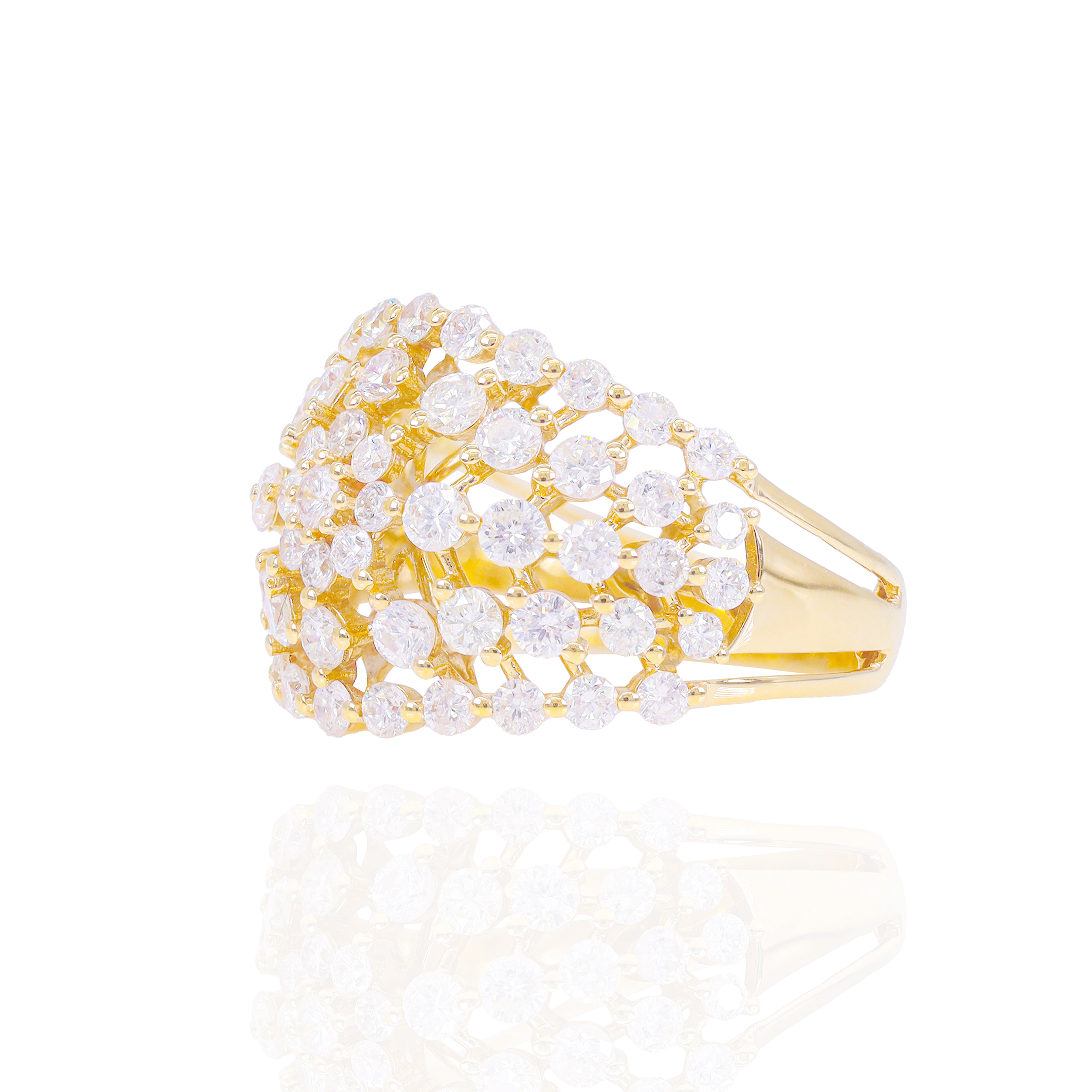 Diamond Burst Ring