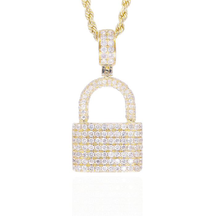 Diamond Lock Pendant image