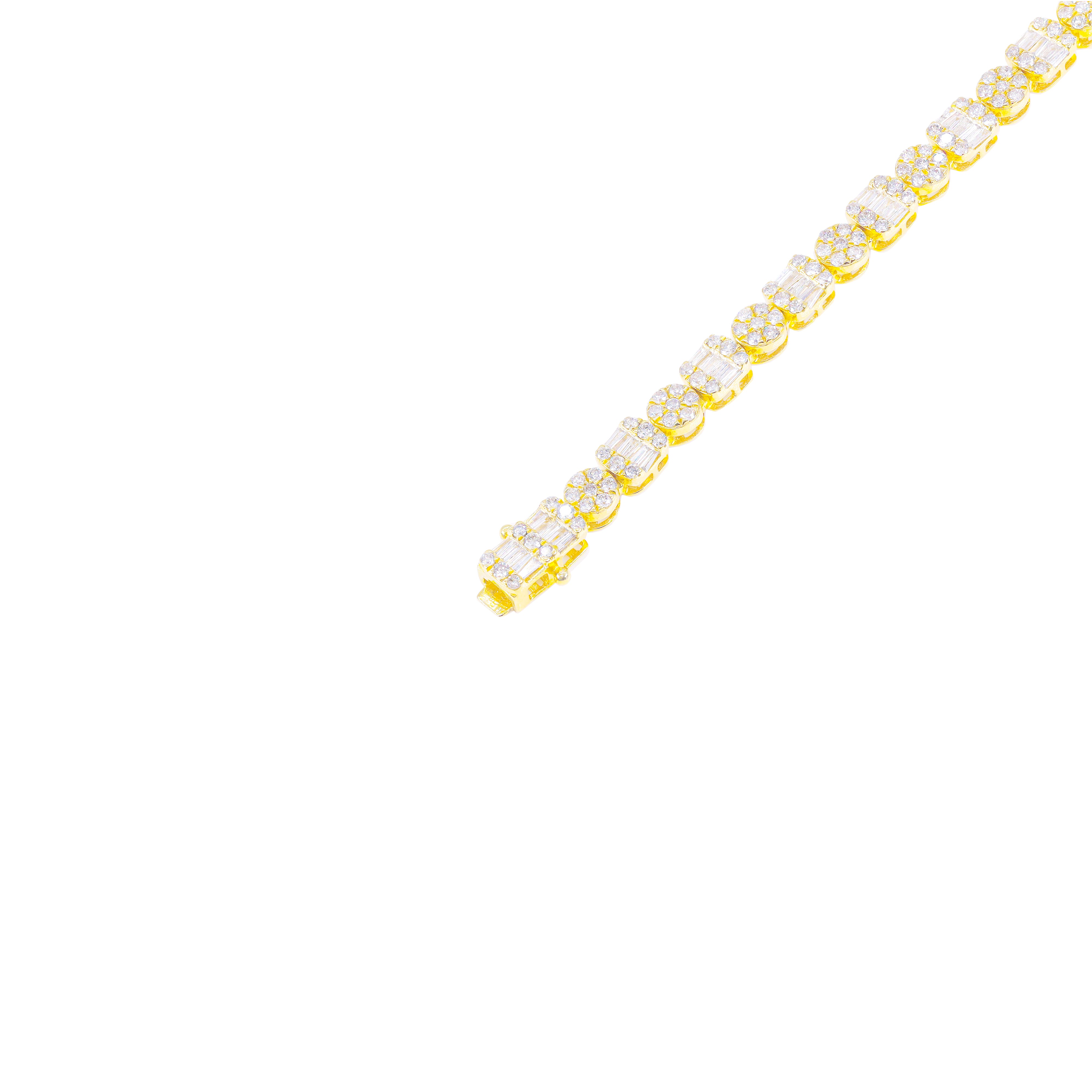 Alternating Square & Circle Link Diamond Chain