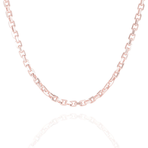 14KT Solid Hermes Link Rose Gold Chain image