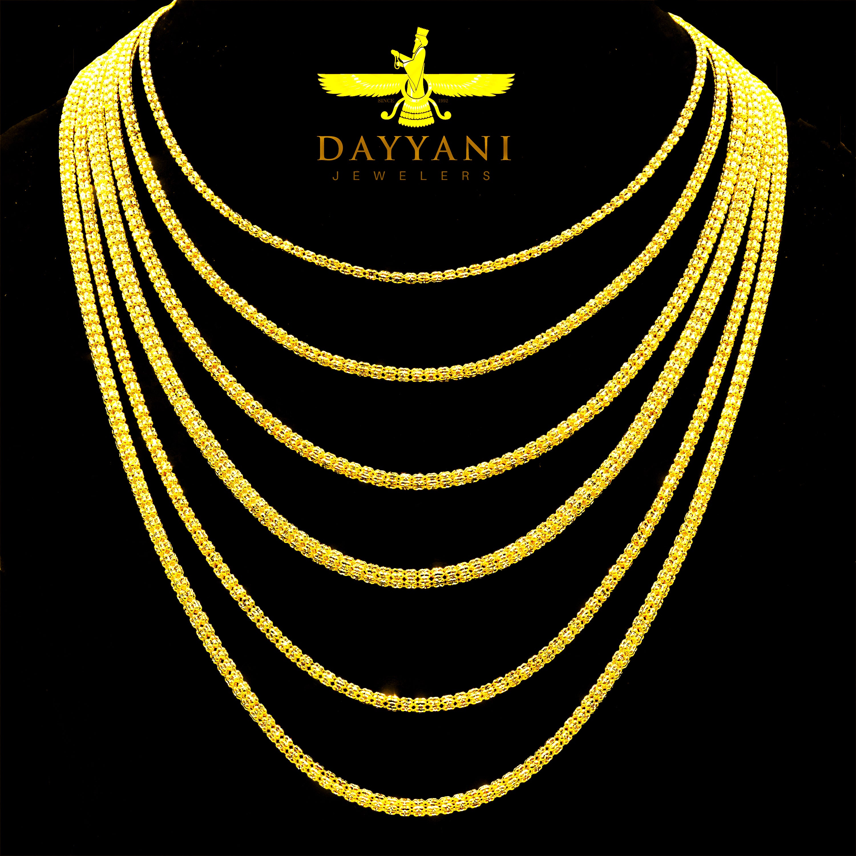 10KT Yellow Gold ICE Gold Chain