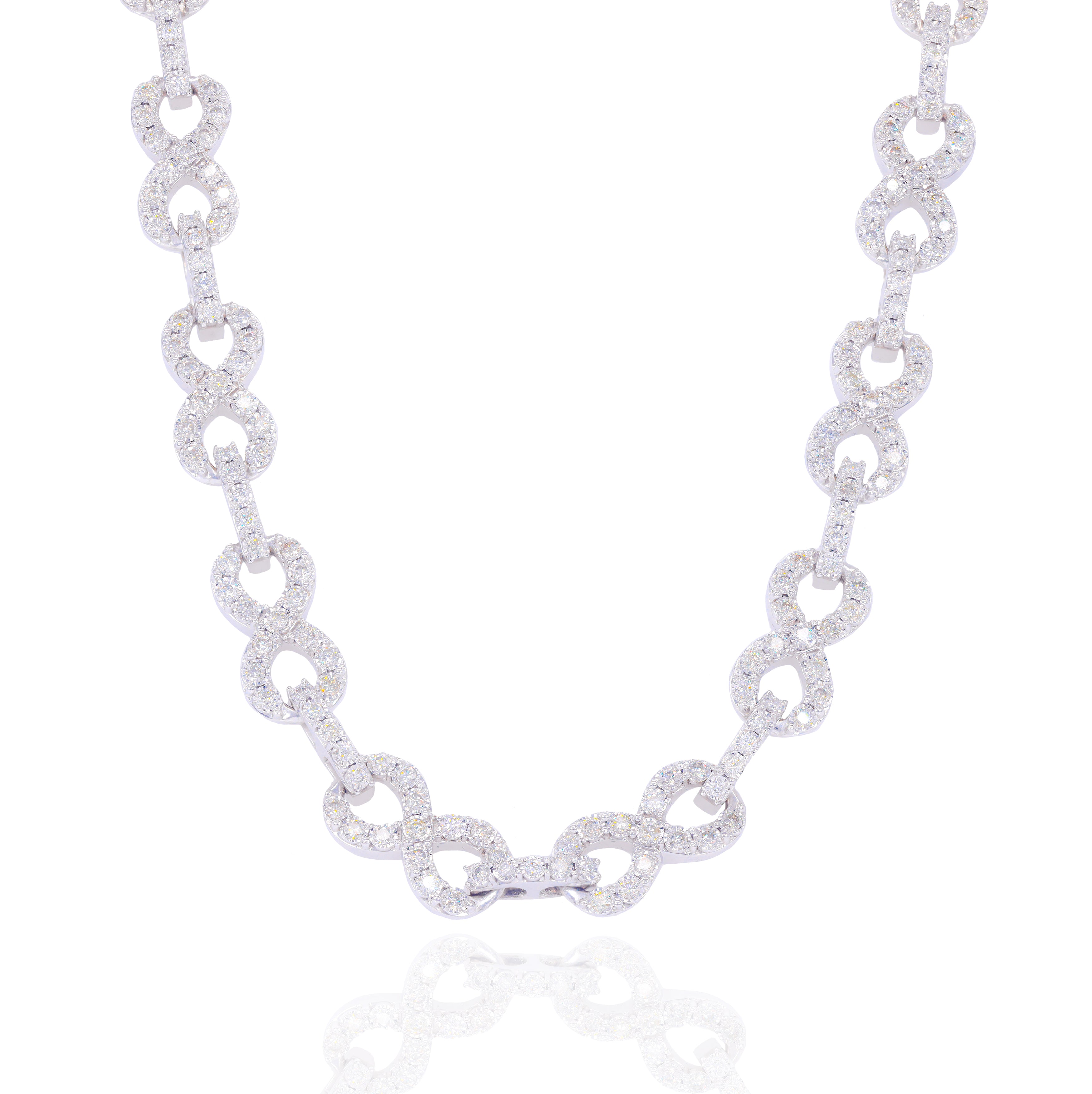 Infinity Link Diamond Tennis Chain image