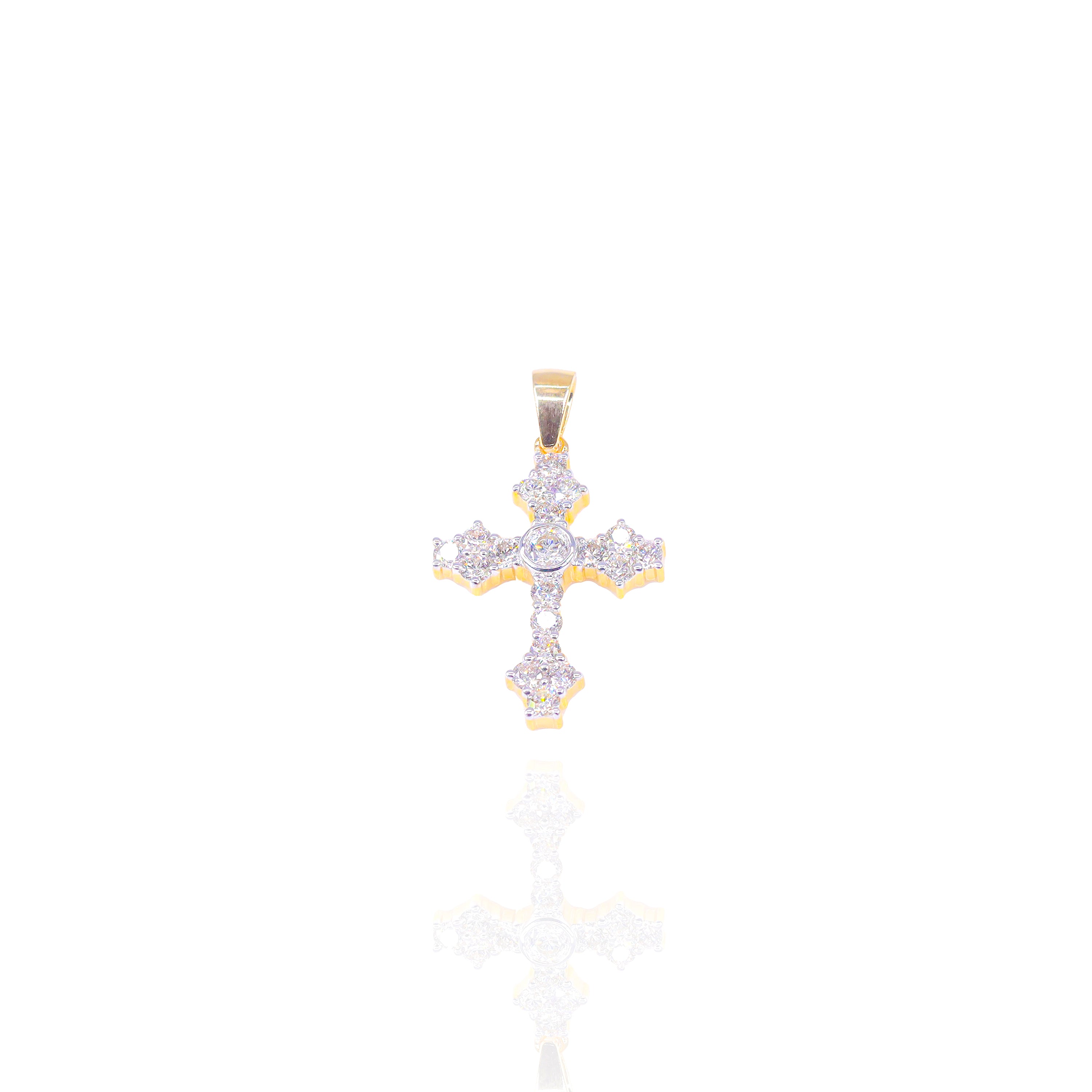 Botonnee Cross Diamond Pendant