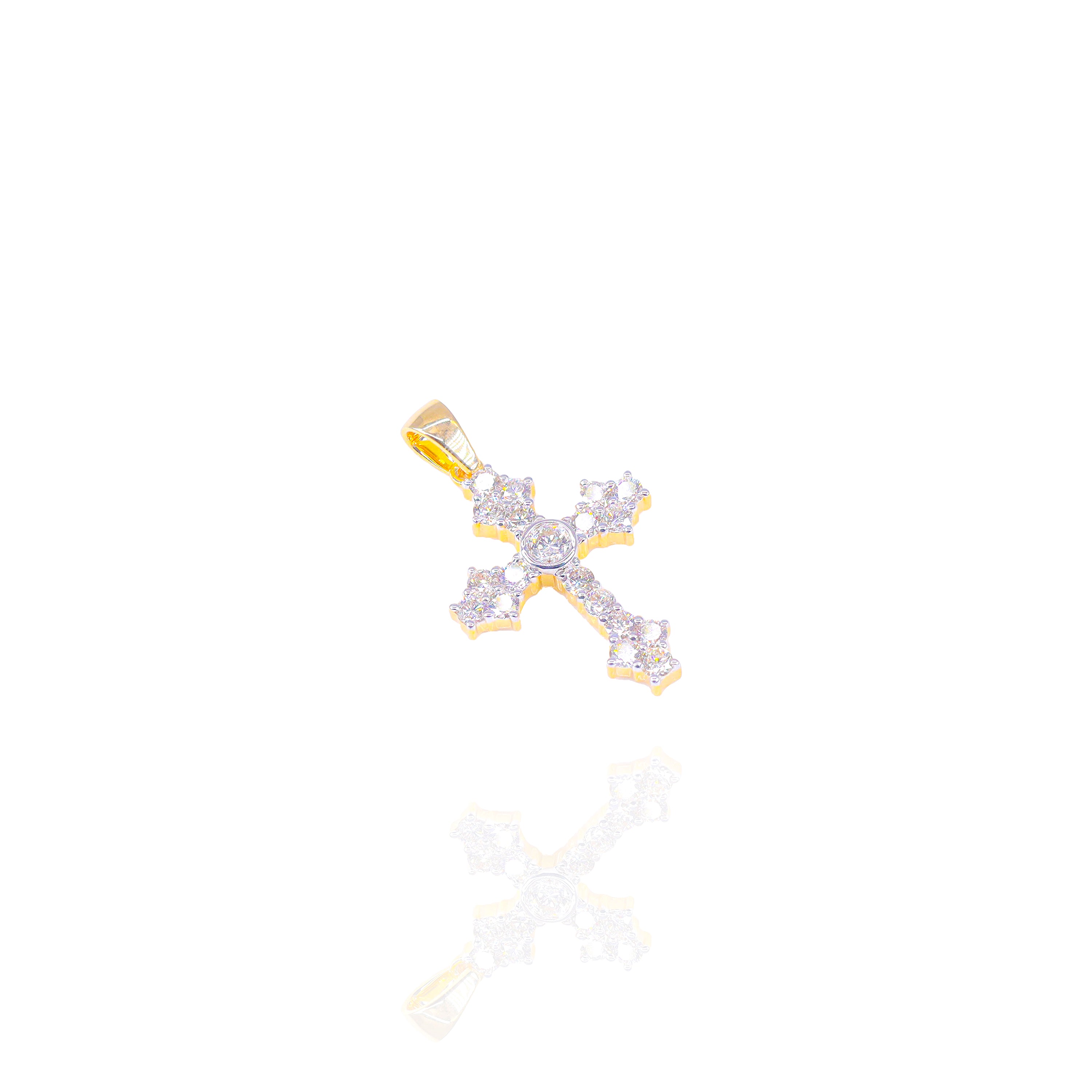 Botonnee Cross Diamond Pendant