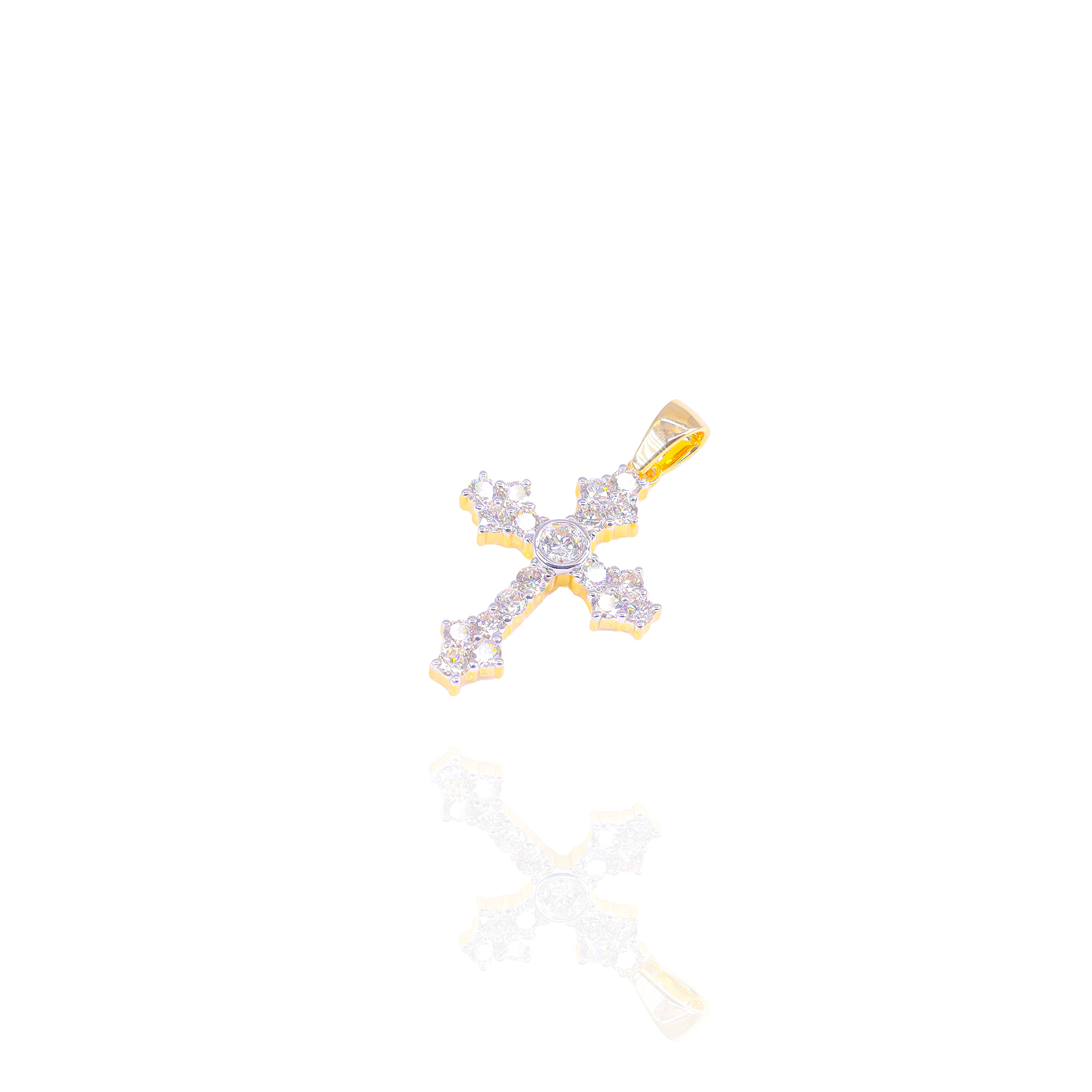 Botonnee Cross Diamond Pendant