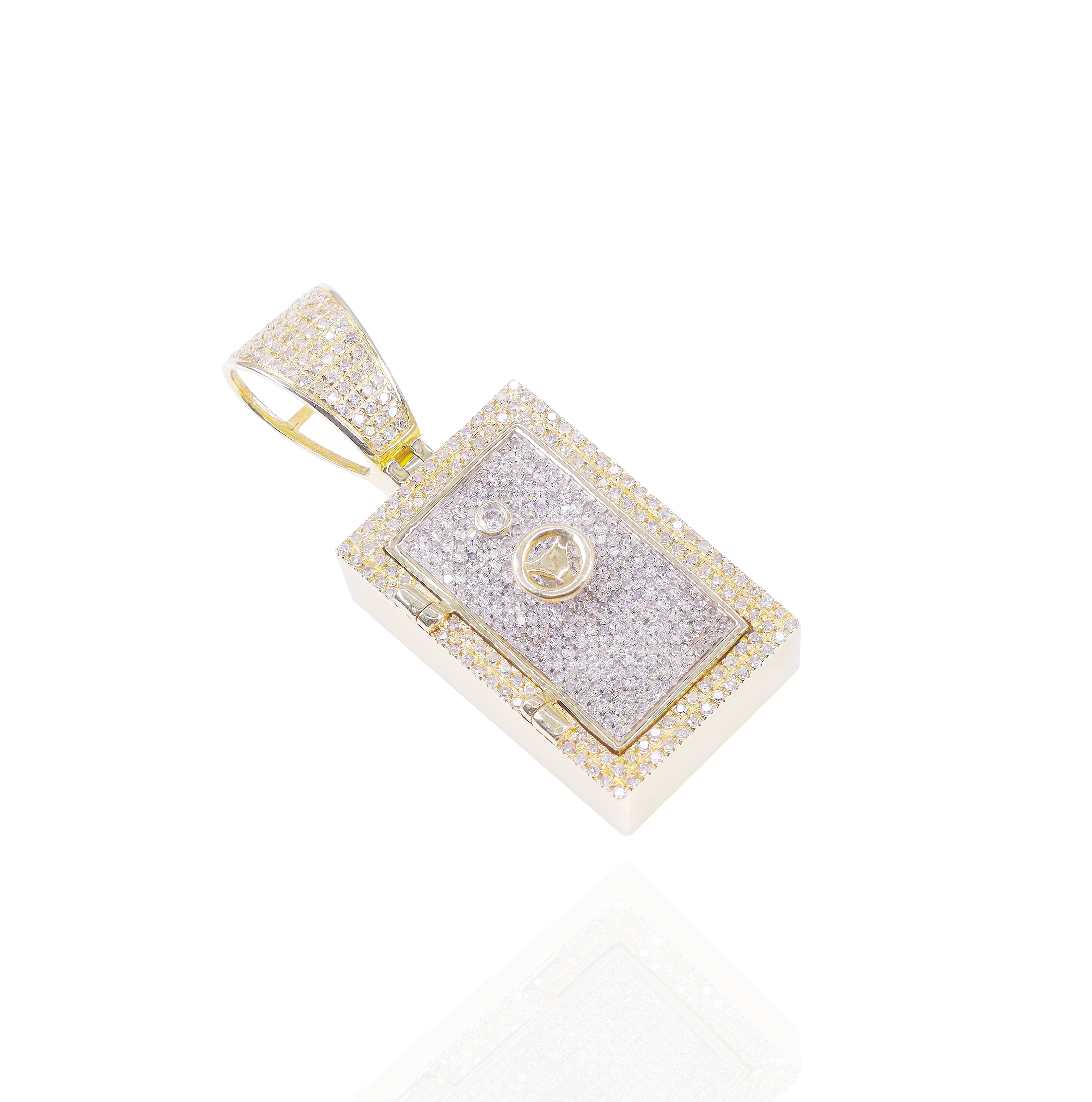 Safe Vault Diamond Pendant