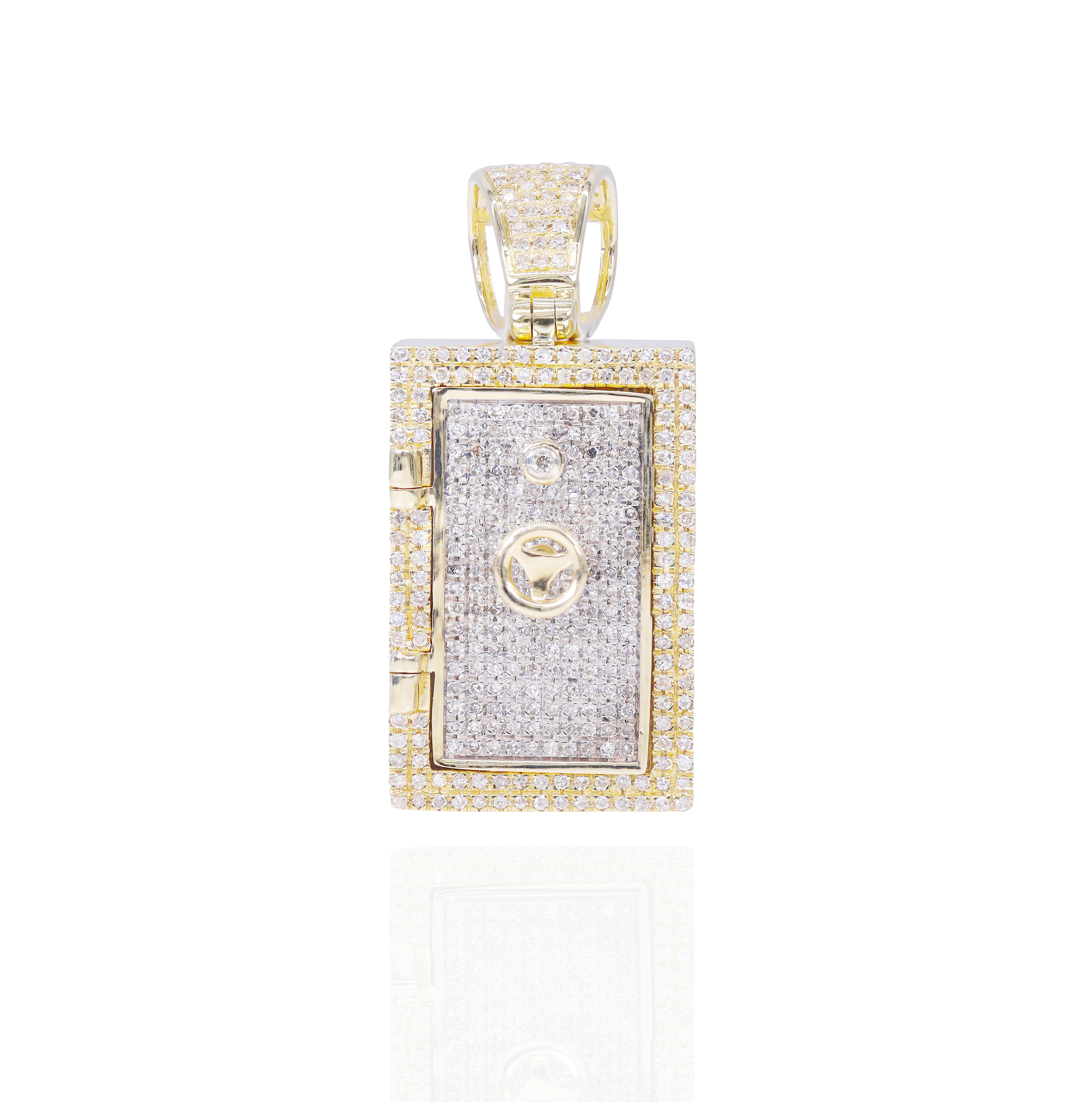 Safe Vault Diamond Pendant