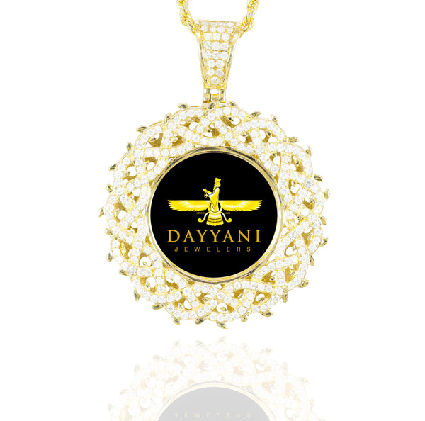 2.10 Inch Thorn Memory/Picture Diamond Pendant image
