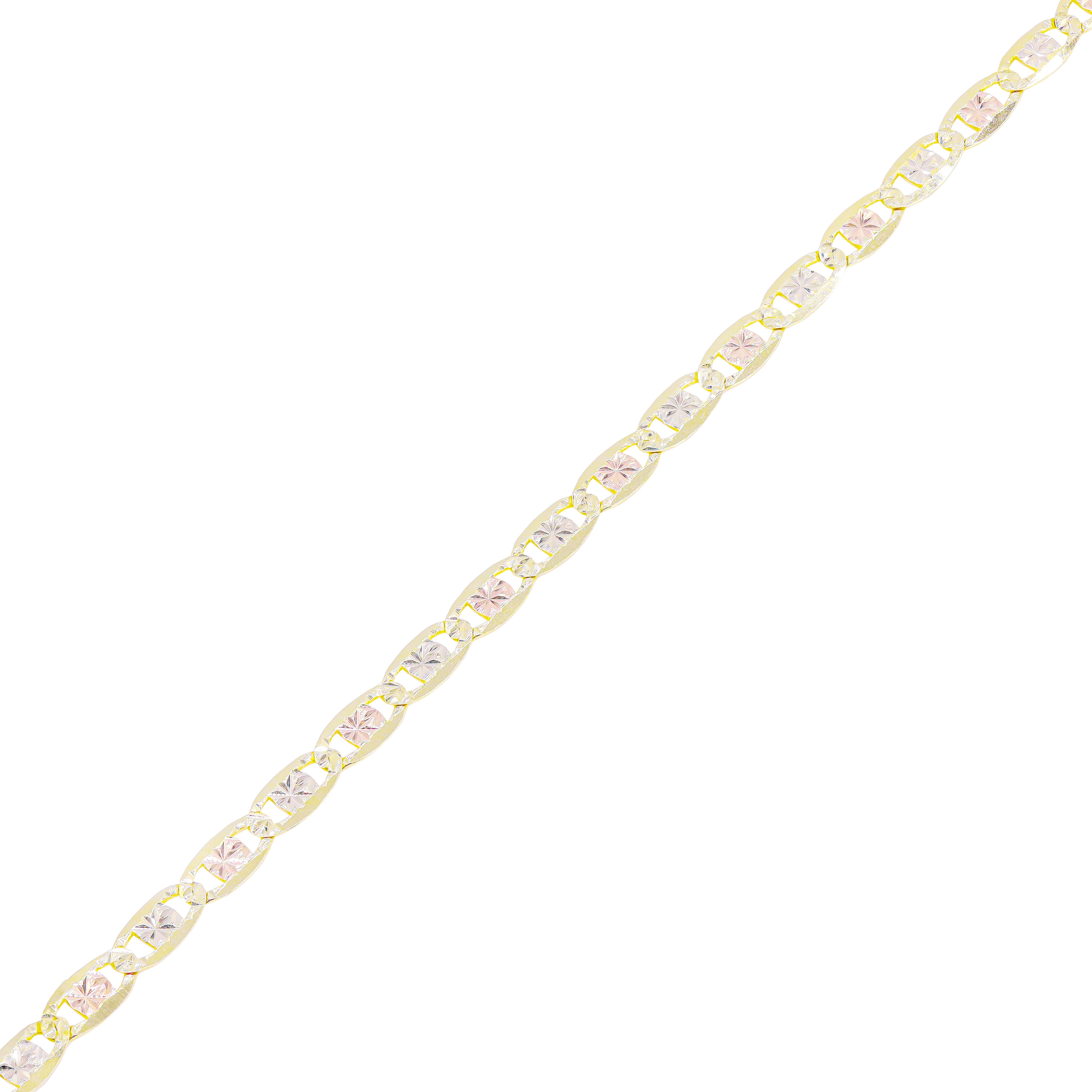 14KT Valentino Tri-Tone Chain