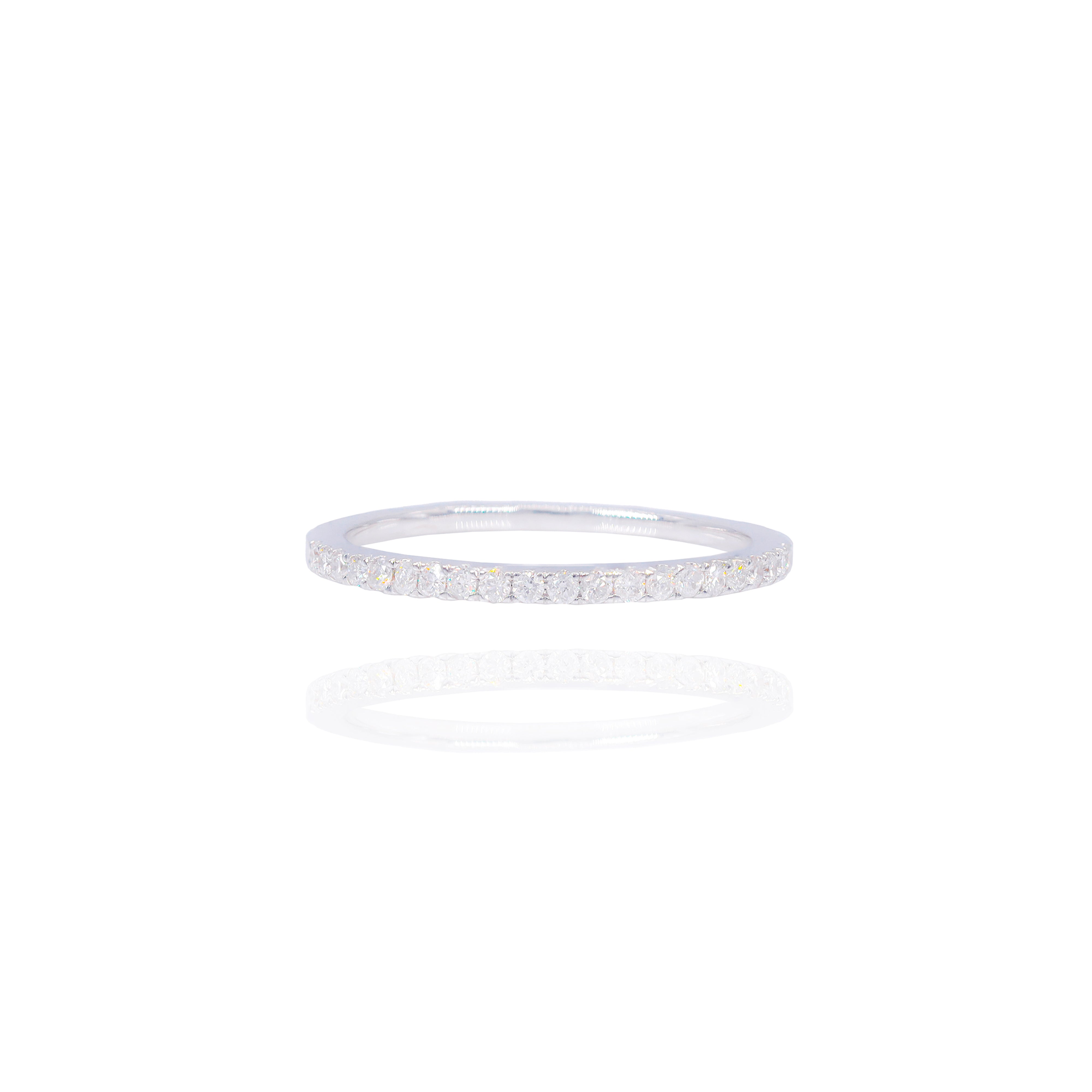 Round Double Halo Diamond Engagement Ring & Band
