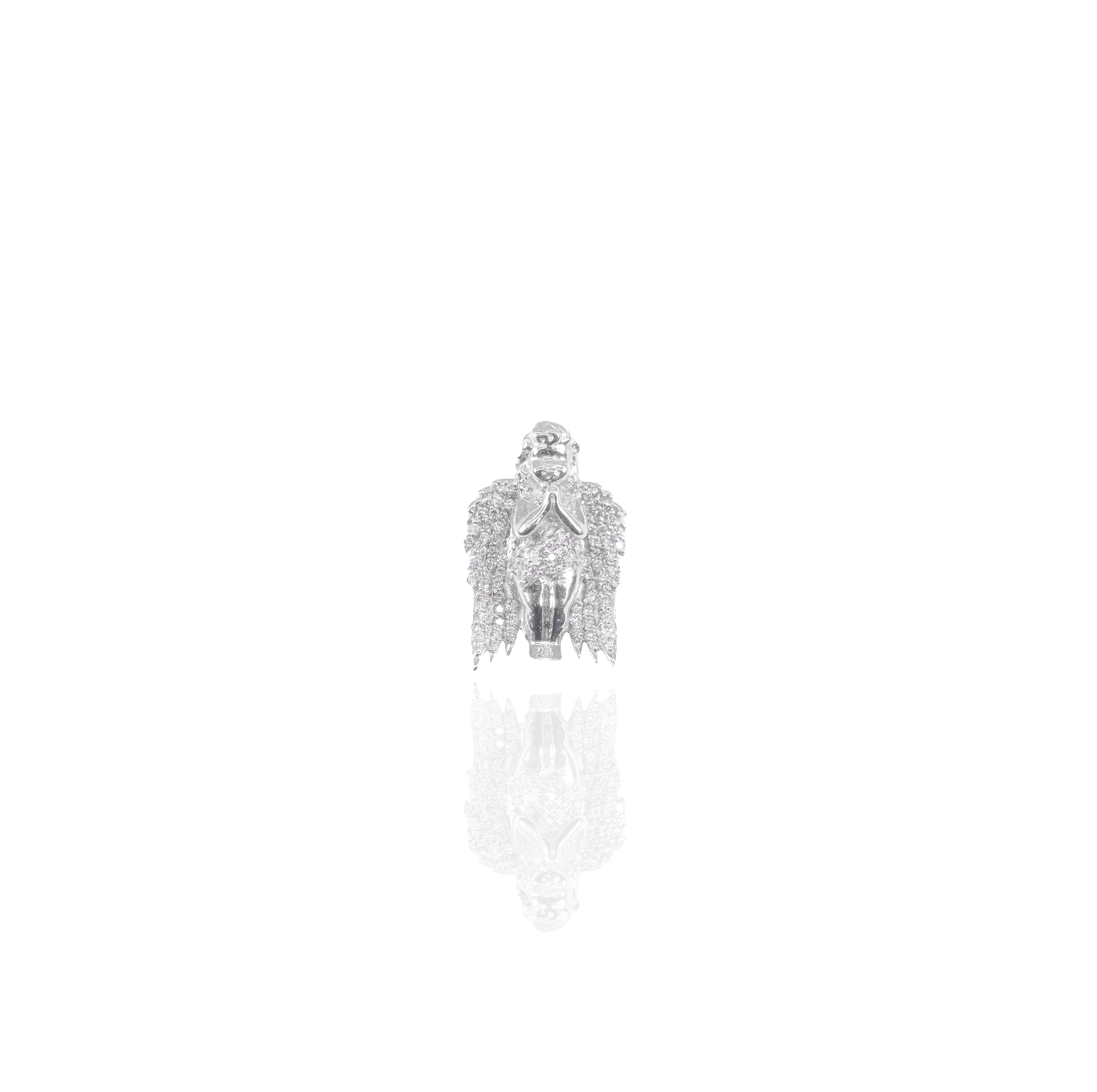 Praying Angel Diamond Pendant