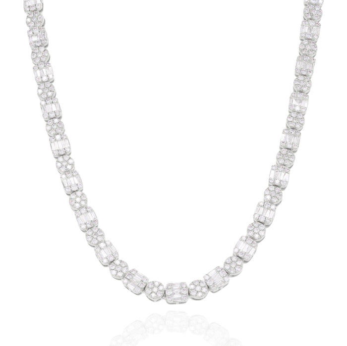 Alternating Square & Round Link Diamond Chain image